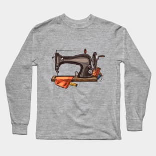 Sewing Machine Long Sleeve T-Shirt